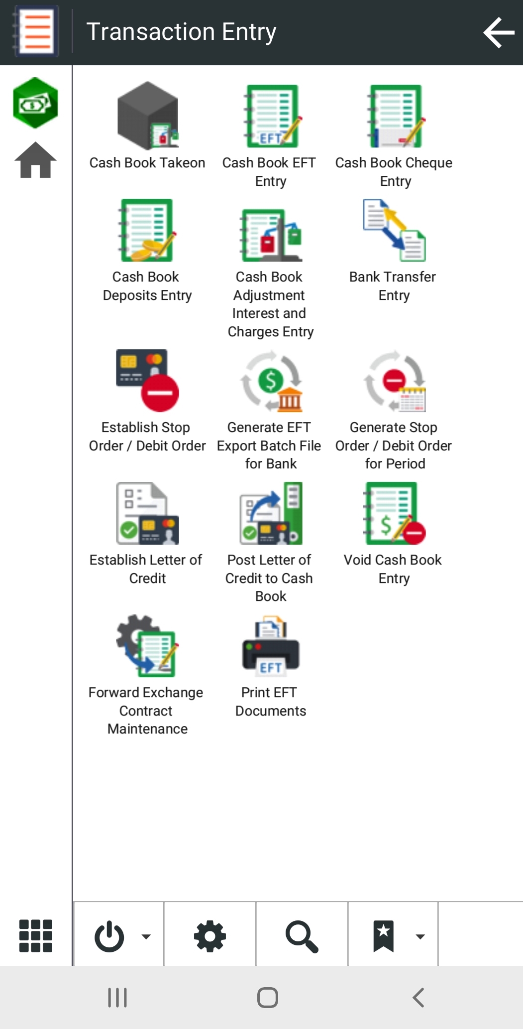 screenshot of Embrace ERP